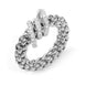 Fope Flex'it Solo 18ct White Gold 0.26ct Diamond Ring, AN652/PAVE.