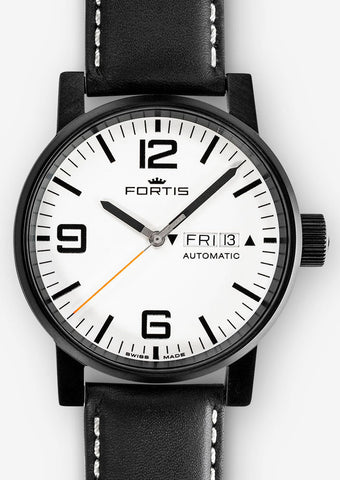 Fortis Watch Cosmonautis Spacematic Stealth White 623.18.12 L.01