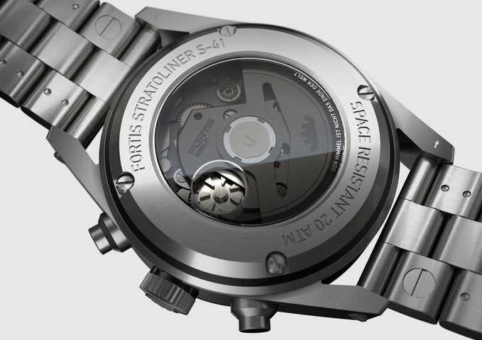 Fortis Stratoliner Cool Grey Bracelet Watch