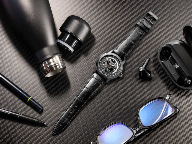 Frederique Constant Watch Classics Worldtimer Manufacture Offline Full Black Limited Edition D