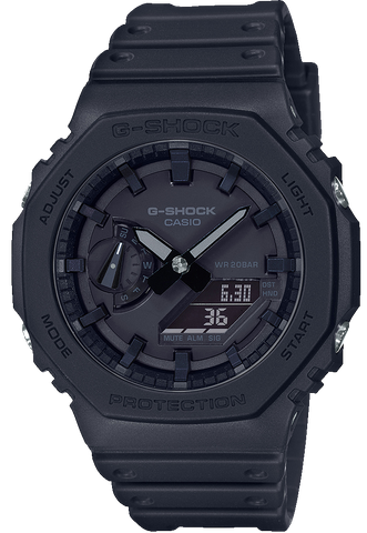 G-Shock Watch Alarm Carbon Core Guard Mens GA-2100-1A1ER