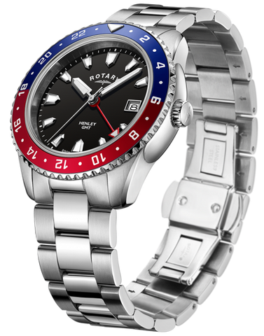 Rotary Watch Henley GMT Mens
