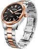 Rotary Henley Two Tone Rose Serrated Bezel Mens Watch D