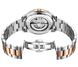 Rotary Henley Two Tone Rose Serrated Bezel Mens Watch D
