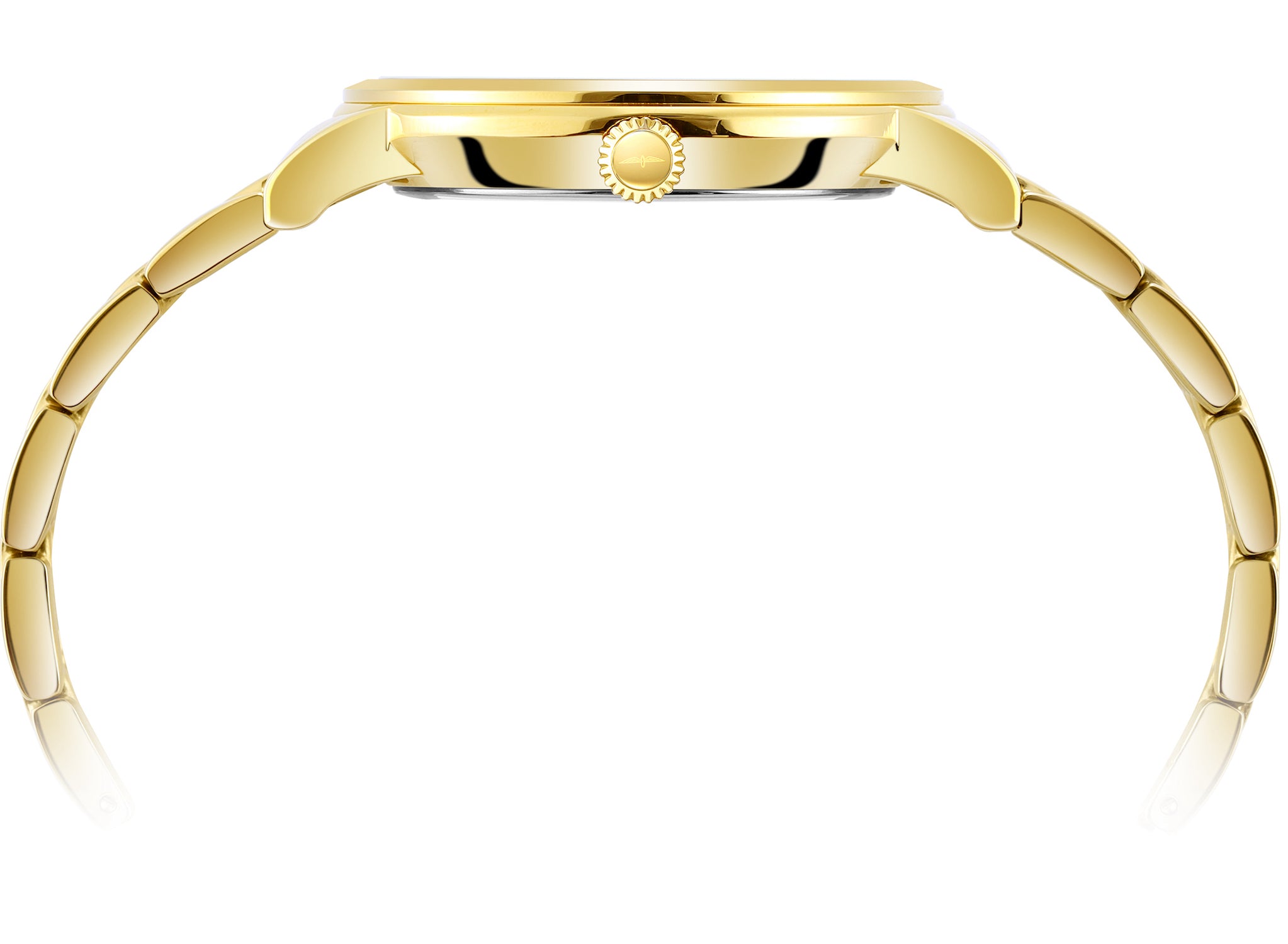 Rotary GB05423-02 Windsor - Orologio Da Uomo Quarzo, Acciaio PVD Oro, Vetro Zaffiro, 37 Mm