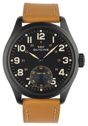 Glycine Watch KMU 48 Big Second 6 Hours PVD 3906.99AT.LB33