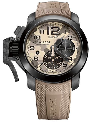 Graham Watch Chronofighter Oversize Black Arrow Farenheit Beige 2CCAU.E03B.K93N
