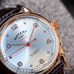 Rotary Watch Heritage Rose Gold PVD Limited Edition