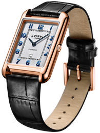 Rotary Watch Cambridge Rose Gold PVD Mens