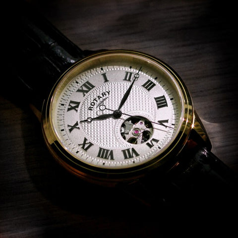 Rotary Cambridge Gold PVD Mens