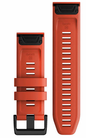 Garmin Watch Band QuickFit 26 Flame Red Silicone