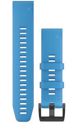 Garmin Watch Bands QuickFit 20 Lakeside Cyan Blue Silicone 010-12740-03