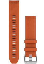 Garmin Watch Bands QuickFit 22 Ember Orange Silicone Strap 010-12738-34