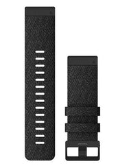 Garmin Watch Bands QuickFit 26 Heathered Black Nylon 010-12864-07