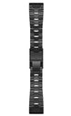 Garmin Watch Bands QuickFit 26 Vented Titanium Bracelet Carbon Grey DLC Coating 010-12864-09