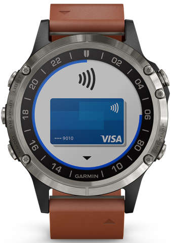 Garmin Watch D2 Delta Aviator Watch Brown Leather Band