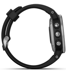 Garmin Watch Fenix 5S Plus Silver With Black Band D