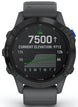 Garmin Watch Fenix 6 Pro Solar Black With Slate Grey Band D