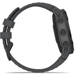 Garmin Watch Fenix 6 Pro Solar Black With Slate Grey Band D