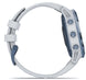 Garmin Watch Fenix 6 Pro Solar Mineral Blue With Whitestone Band D