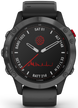 Garmin Watch Fenix 6 Pro Solar Slate Grey With Black Band D