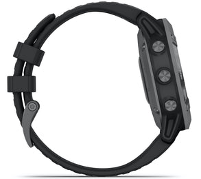 Garmin Watch Fenix 6 Pro Solar Slate Grey With Black Band D