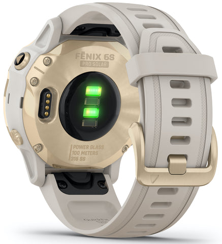 Garmin Watch Fenix 6S Pro Solar Light Gold With Light Sand Band