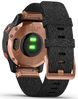 Garmin Watch Fenix 6S Sapphire Rose Gold Nylon Band D