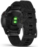 Garmin Watch Fenix 6 Sapphire Black DLC Heathered Nylon Band D