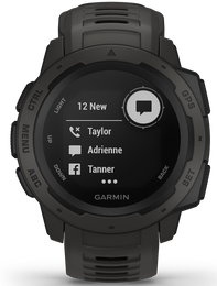 Garmin Watch Instinct Graphite D 010-02064-00 Watch | Jura Garmin Watch Instinct Graphite D 010-02064-00 Watch | Jura