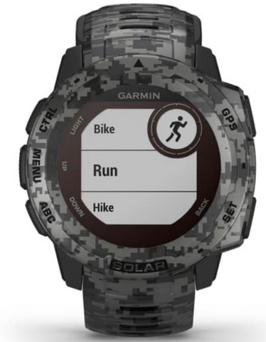 Garmin Watch Instinct Solar Graphite Camo Edition
