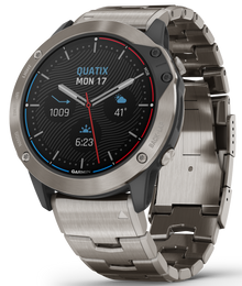 Garmin Watch Quatix 6X Solar Titanium Smartwatch 010-02157-31