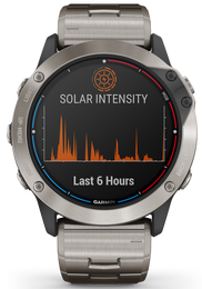 Garmin Watch Quatix 6X Solar Titanium Smartwatch D