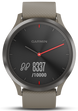 Garmin Watch Vivomove HR Black with Sandstone Silicone Band D