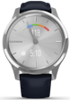 Garmin Vivomove Luxe Steel Case Navy Leather D