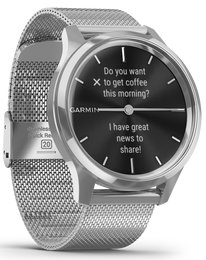 Garmin Watch Vivomove Luxe Steel Milanese Bracelet D