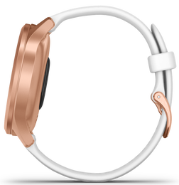 Garmin Vivomove Style Rose Gold Aluminium Case Silicone D