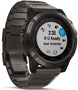 Garmin Watch Fenix 5X Plus Sapphire Carbon Grey Titanium Band D