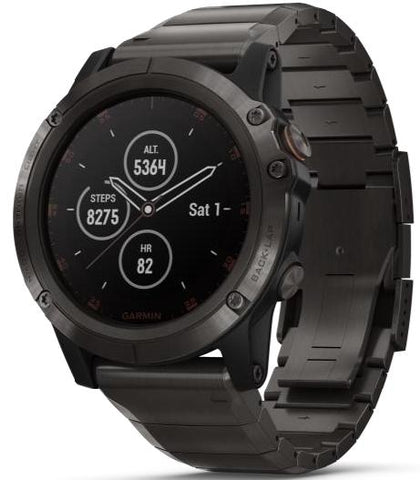 Garmin Watch Fenix 5 Plus Sapphire Slate Grey Titanium 010-01989-05