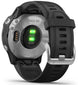 Garmin Watch Fenix 6S Silver With Black Band