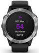 Garmin Watch Fenix 6 Silver With Black Band