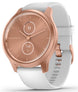 Garmin Watch Vivomove Style Rose Gold Aluminium Case Silicone 010-02240-00