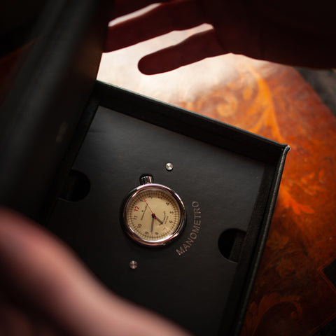 Giuliano Mazzuoli Manometro Polished Red Watch