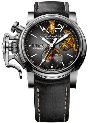 Graham Watch Chronofighter Vintage Tiger Limited Edition 2CVAS.B31A.L127B