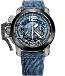 Graham Watch Chronofighter Target 2CCAC.U04A.T33S BLUE CANVAS