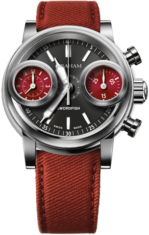 Graham Watch Swordfish 2SXAS.B05A.RED CANVAS