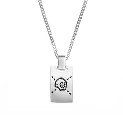 Gucci Ghost Sterling Silver Necklace YBB455315001
