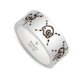 Gucci Ghost Sterling Silver Ring YBC455318001