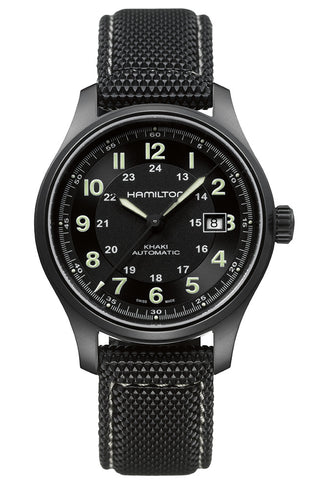 Hamilton Watch Khaki Field Titanium PVD H70575733