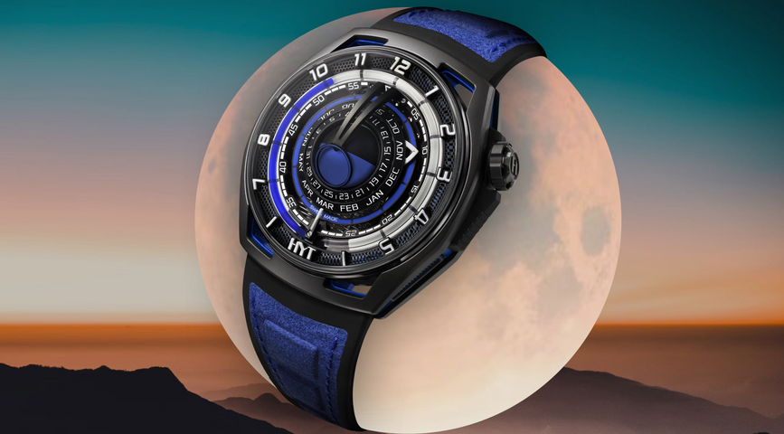HYT Watches Moon Runner Supernova Blue Limited Edition